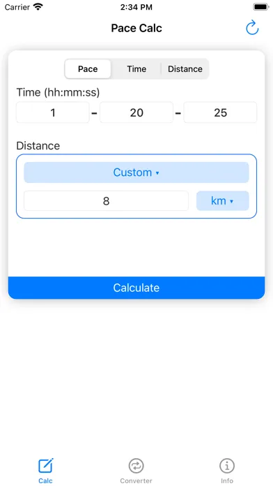 Pace Calculator - Running Calc Screenshots