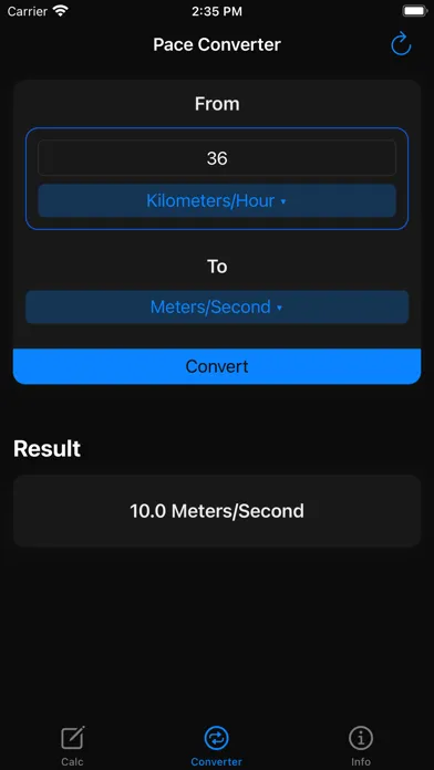 Pace Calculator - Running Calc Screenshots