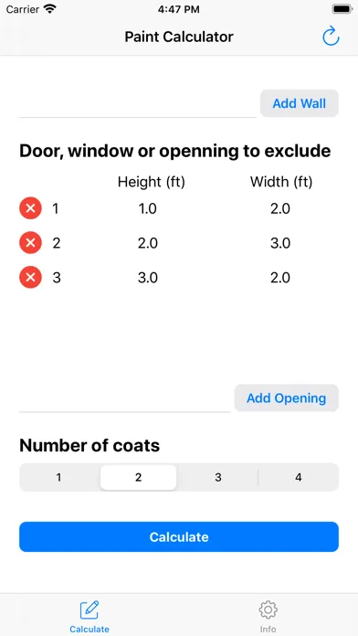 Paint Calculator - Estimator স্ক্রিনশট