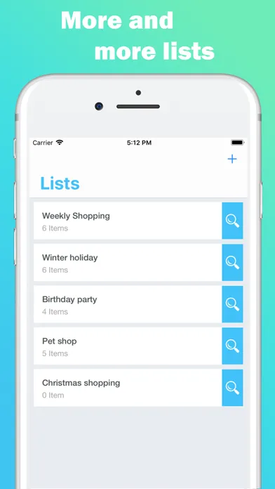 Basic grocery list + price 스크린샷