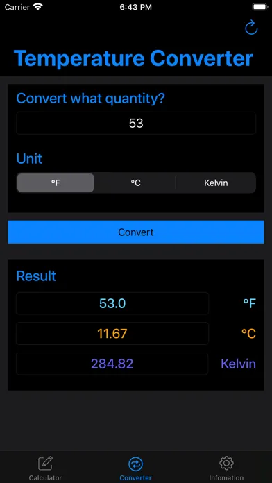 Wind Chill Calculator - Calc Ekran Görüntüleri