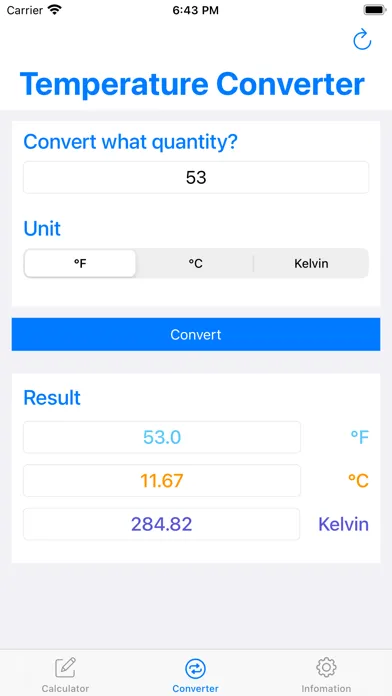Wind Chill Calculator - Calc Ekran Görüntüleri