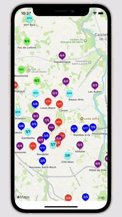 Zrzuty ekranu Velomagg - Vélos à Montpellier