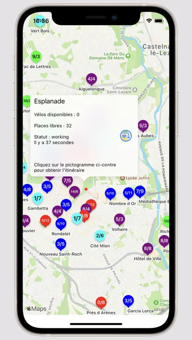 Zrzuty ekranu Velomagg - Vélos à Montpellier