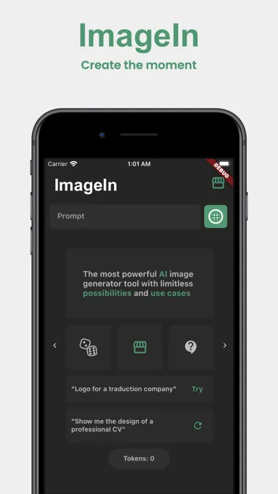 ImageIn: Create with AI应用截图
