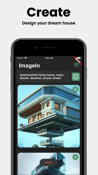ImageIn: Create with AI应用截图