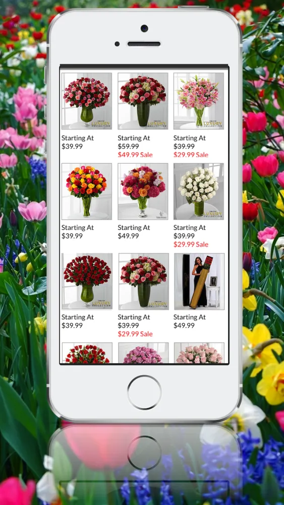 Capturas de tela do Buy Flowers