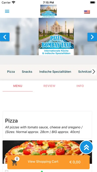 Pizza Bombay Taxi स्क्रीनशॉट