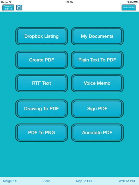 Write Document for Microsoft iPad  Screenshots