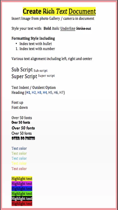 Create Document HD - Doc Write স্ক্রিনশট
