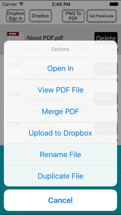 Convert Image to PDF - PDF Screenshots