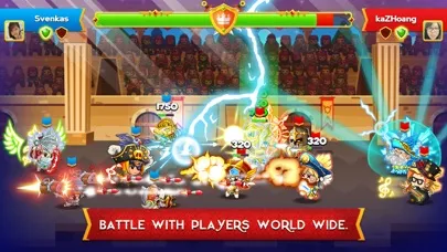 Tangkapan skrin Rise of Heroes