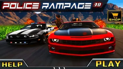 Zrzuty ekranu Police Rampage 3D Free ( Car Racing & Shooting Game )