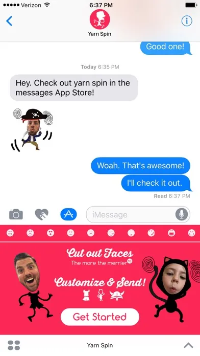 Captures d'écran de Yarn Spin