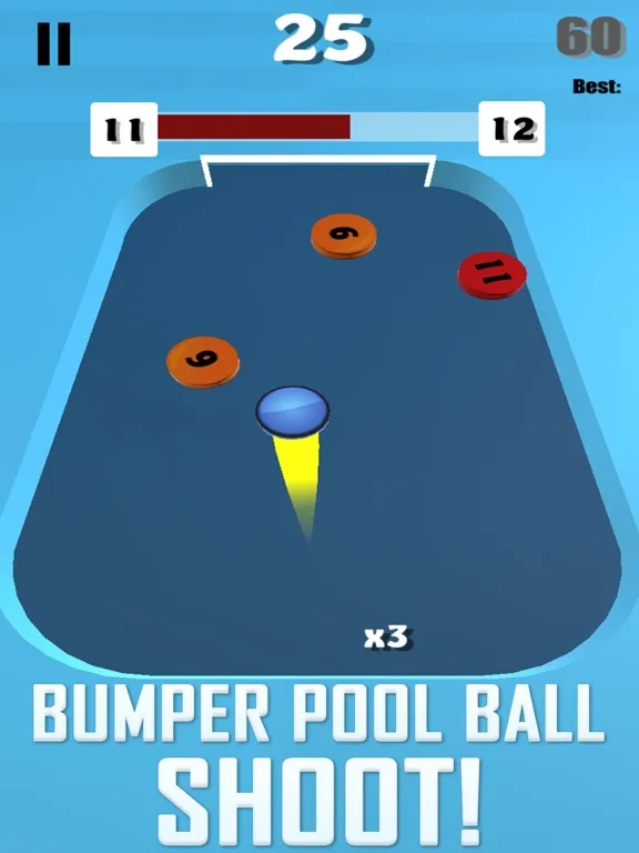 Ảnh chụp màn hình của Bumper Pool Ball Shoot ! iPad 