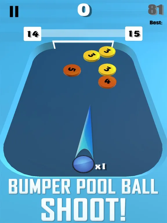 Ảnh chụp màn hình của Bumper Pool Ball Shoot ! iPad 