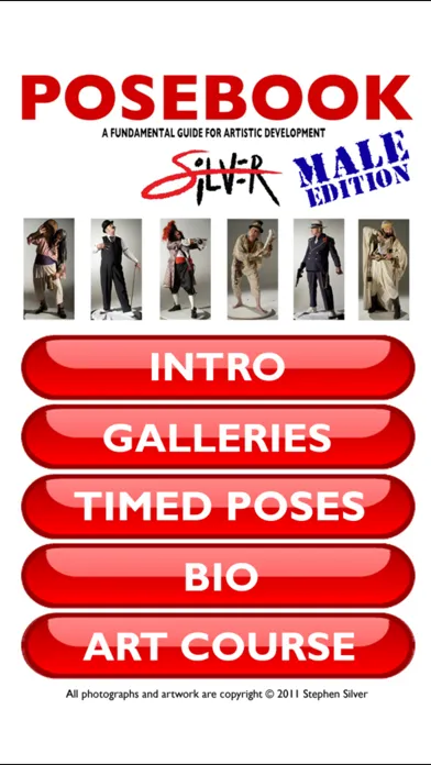 PoseBook By Silver - Male Screenshots