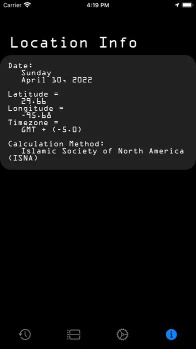 Capturas de pantalla de Prayer Timings by dnzh