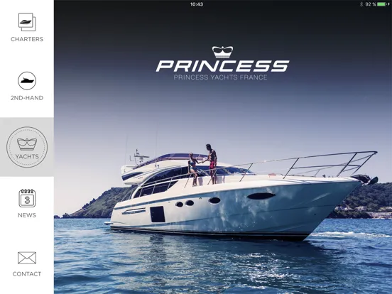 Ảnh chụp màn hình của Princess Yachts France iPad 