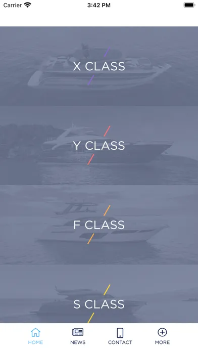 Ảnh chụp màn hình của Princess Yachts France