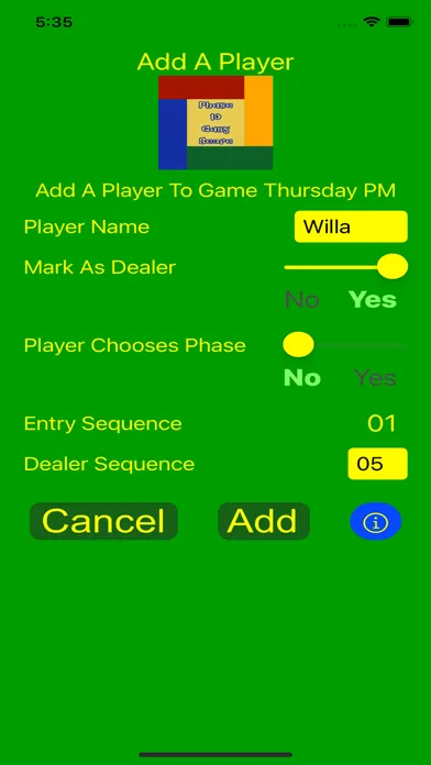 Zrzuty ekranu Phase 10 Easy Score
