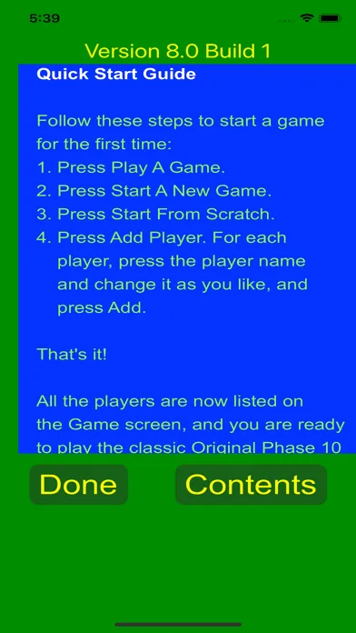 Zrzuty ekranu Phase 10 Easy Score