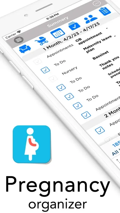 Pregnancy Organizer & Tracker应用截图