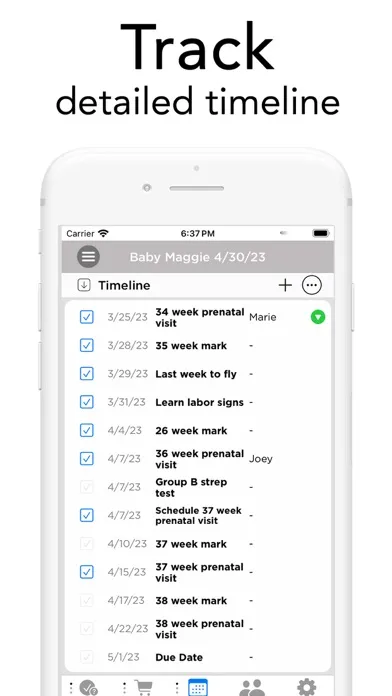 Pregnancy Organizer & Tracker应用截图