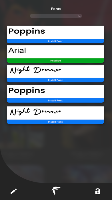 تصاویر Fonts for Procreate