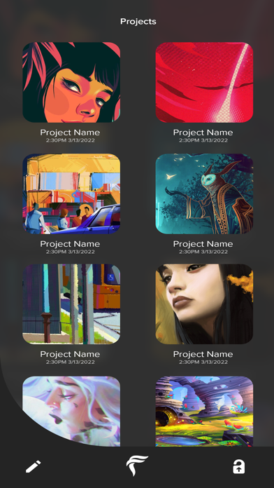 تصاویر Fonts for Procreate