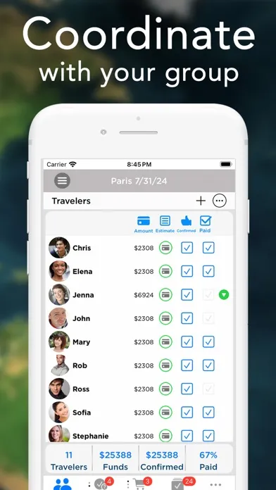ภาพหน้าจอของ Pro Travel Planner