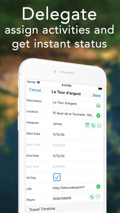 ภาพหน้าจอของ Pro Travel Planner