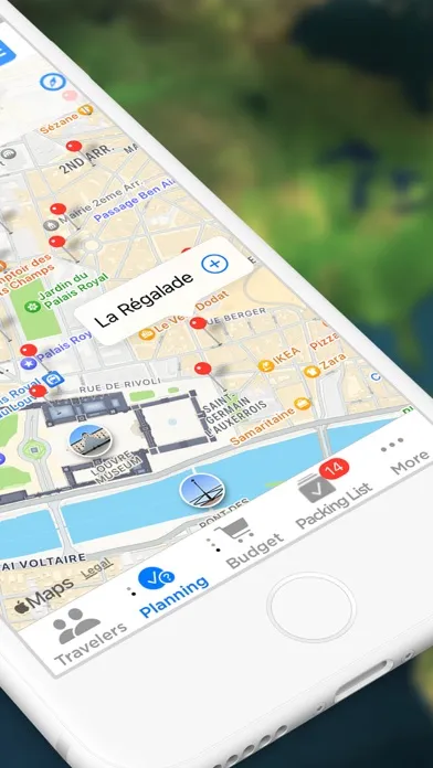 ภาพหน้าจอของ Pro Travel Planner