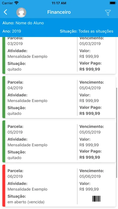 Tangkapan layar Colégio N. S. da Conceição