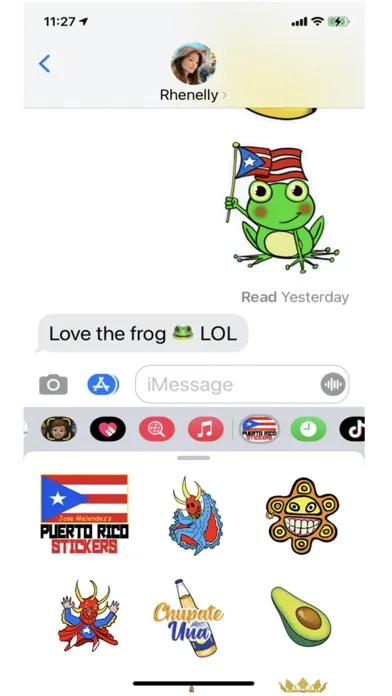 Screenshot di Puerto Rico Fun Stickers