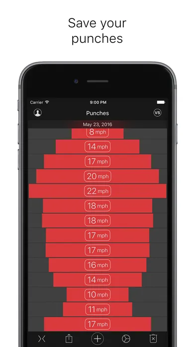 Punches - measuring power and speed স্ক্রিনশট