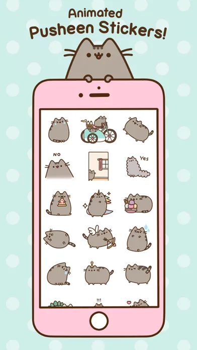 Screenshot di Pusheen Animated Stickers