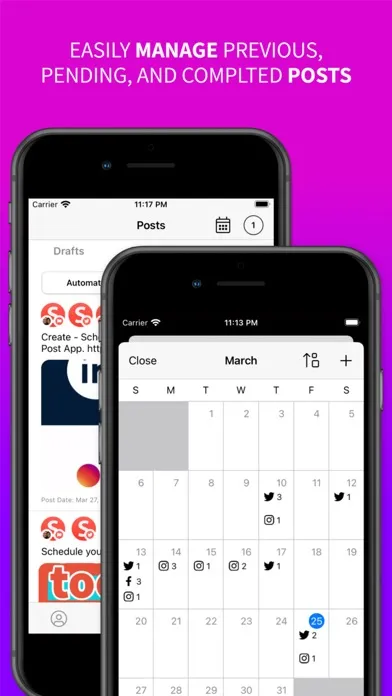 Screenshot di SmartPost: Plan Schedule Post