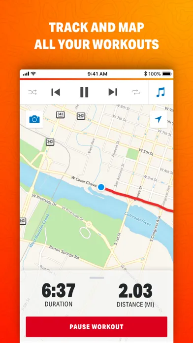 Captures d'écran de Map My Ride by Under Armour