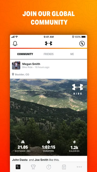 Captures d'écran de Map My Ride by Under Armour