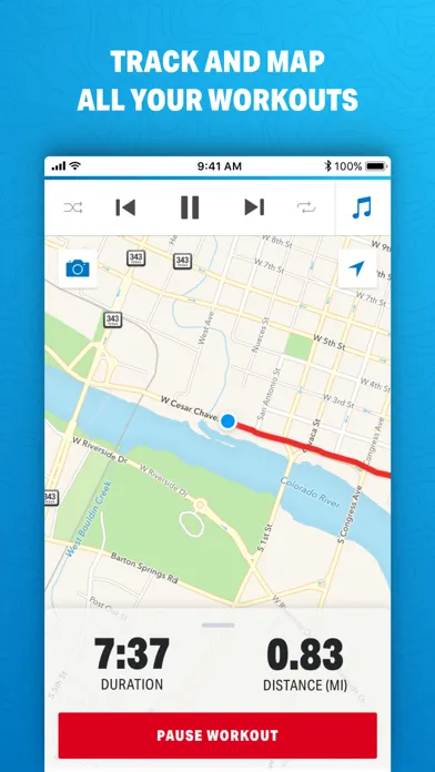 Zrzuty ekranu Map My Run by Under Armour