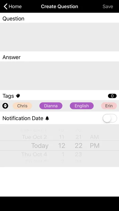 ภาพหน้าจอของ QA - Question & Answer Tracker
