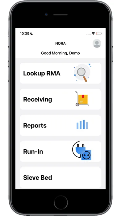 Nora Mobile Screenshots
