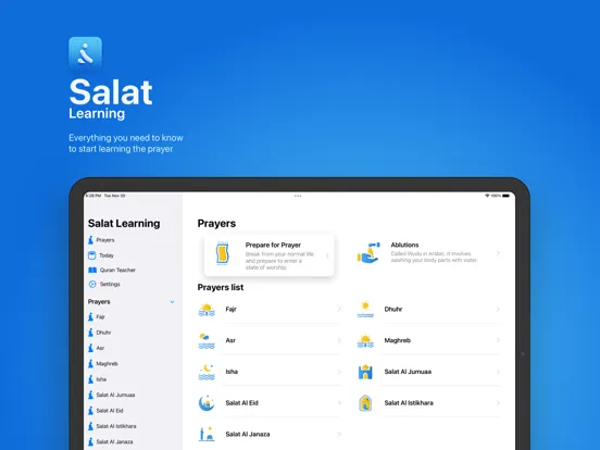 Salat / Namaz Muslim Prayer iPad  スクリーンショット