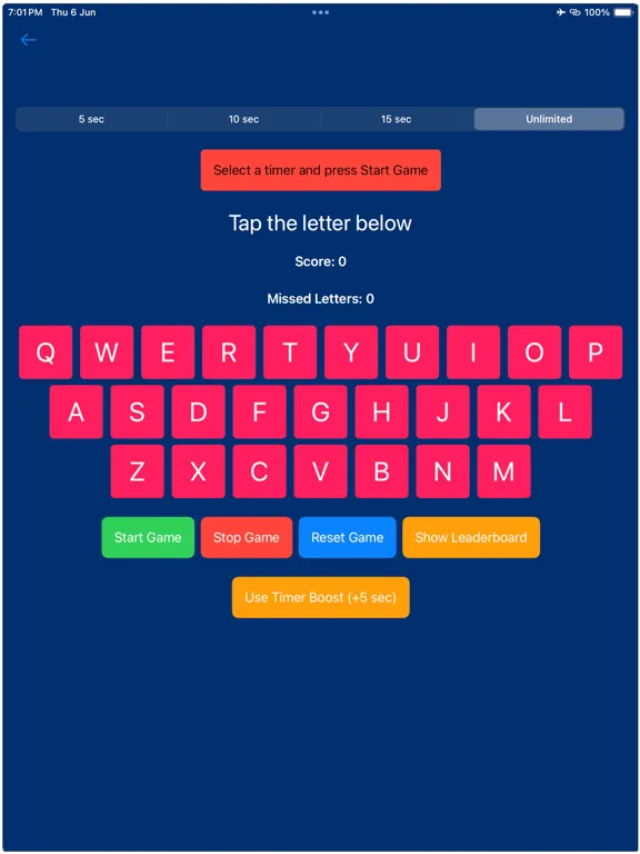 Quick Touch Typist iPad  Screenshots