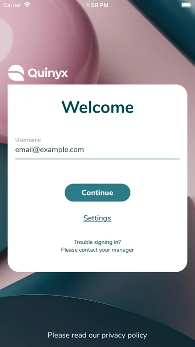 Quinyx Mobile Ekran Görüntüleri