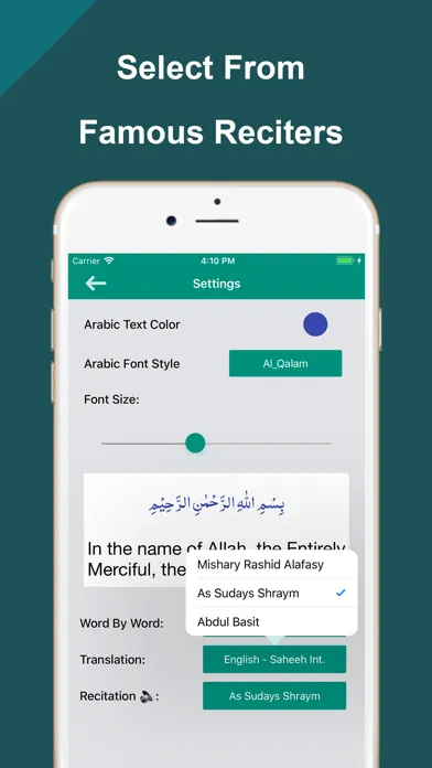 Quran Word by Word Translation Screenshots