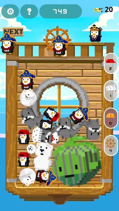Penguin, Whale and Watermelon スクリーンショット