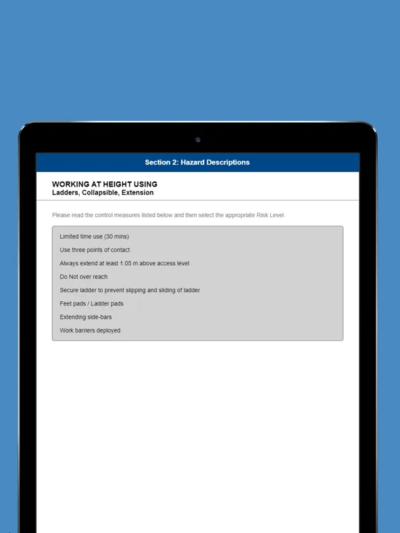 Risk Control Manager iPad 应用截图