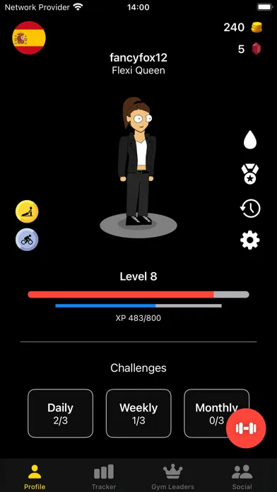 Screenshot di LevelUp - The Fitness App